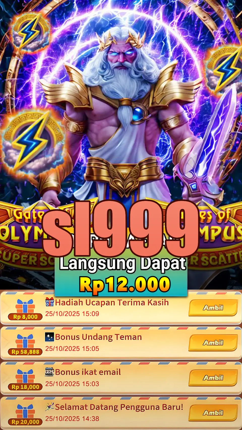 sl999 Tangkapan Layar - APK Resmi